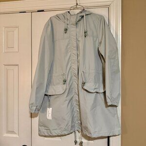 VERA BRADLEY PACKABLE RAIN COAT, WOMEN'S XL IN STRATUS GRAY, NWT